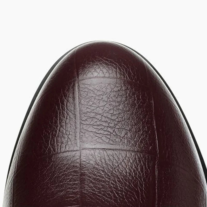 Nadine | Scarpe décolleté in pelle con zeppa e chiusura elastica per donna