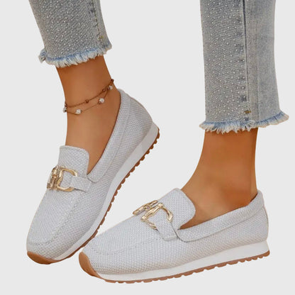 Brooke | Sneaker mocassino con dettaglio dorato per donna