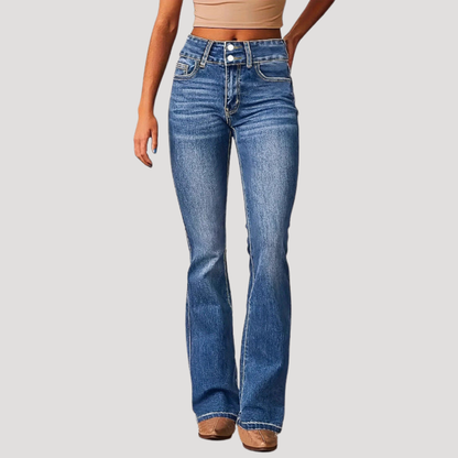 Melania | Jean Bootcut Donna Vita Alta