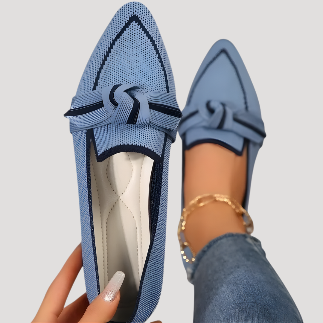 Marion | Ballerine donna confortevoli leggere con fiocco
