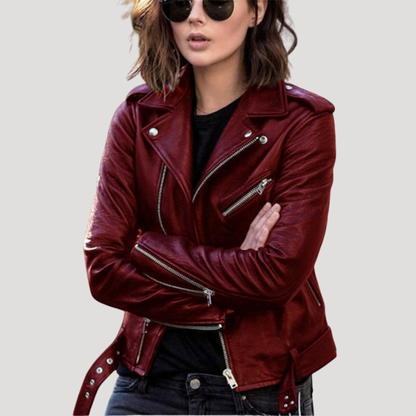 Lauren | Giacca Biker Donna Zip