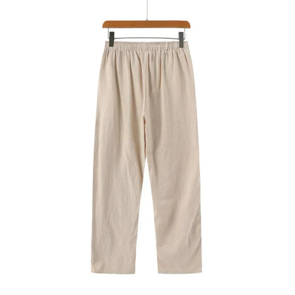 Donato | Pantaloni a vita elastica con coulisse e tasche da uomo