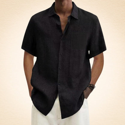 Federico | Camicia a maniche corte con tasca da uomo