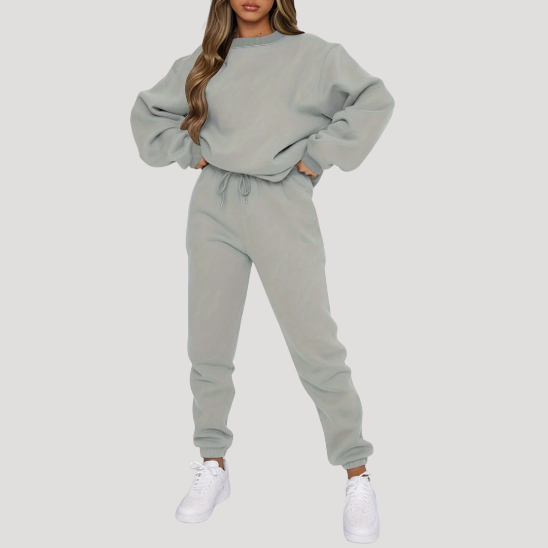 Liliana | Completo Donna Felpa e Pantaloni Sportivi con Caviglie Ristrette