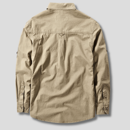 Stefano | Camicia cargo con due tasche sul petto da uomo