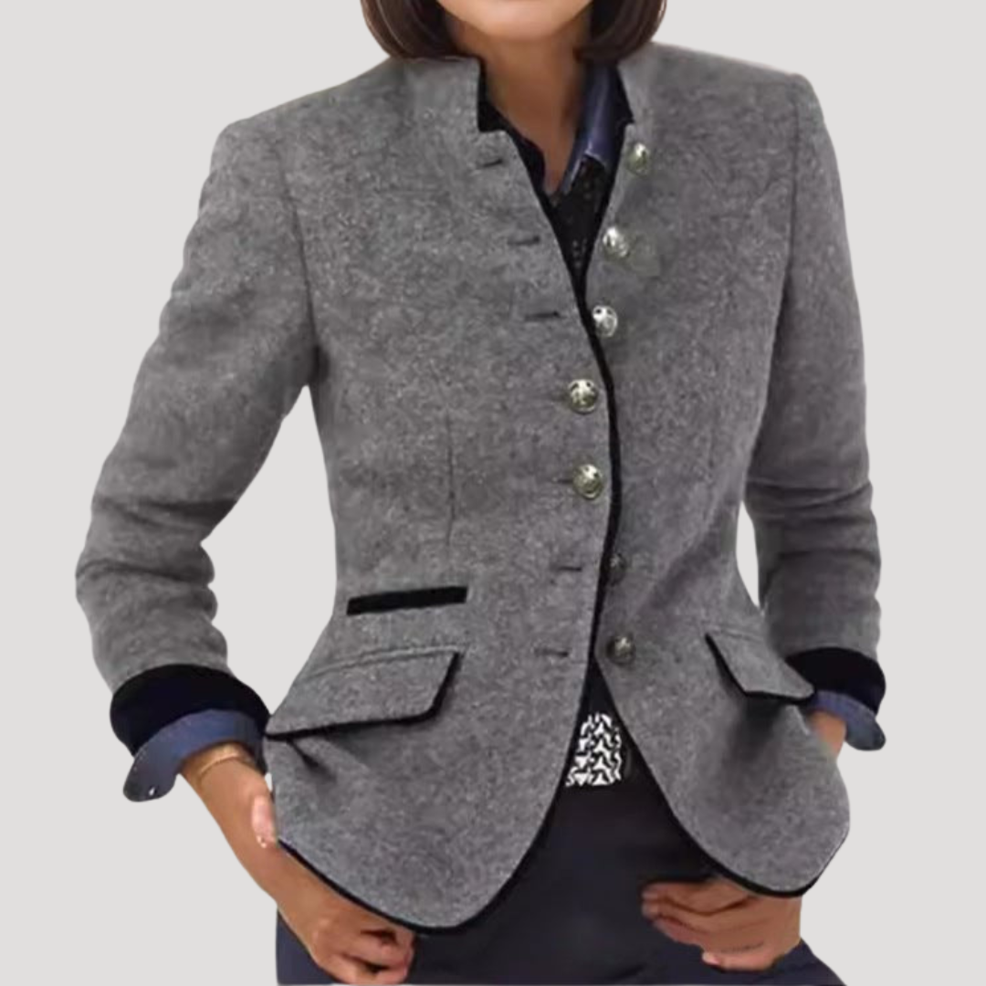 Elaine | Blazer Donna Vintage Bottonato Elegante