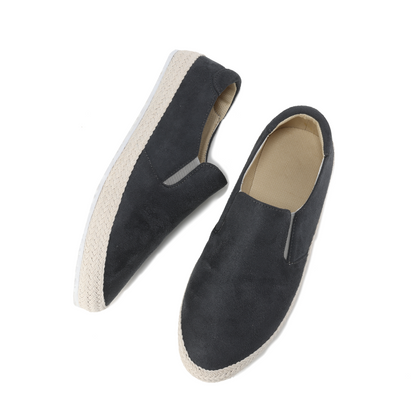Gianni | Espadrillas slip-on in camoscino sintetico con bordo in corda da uomo