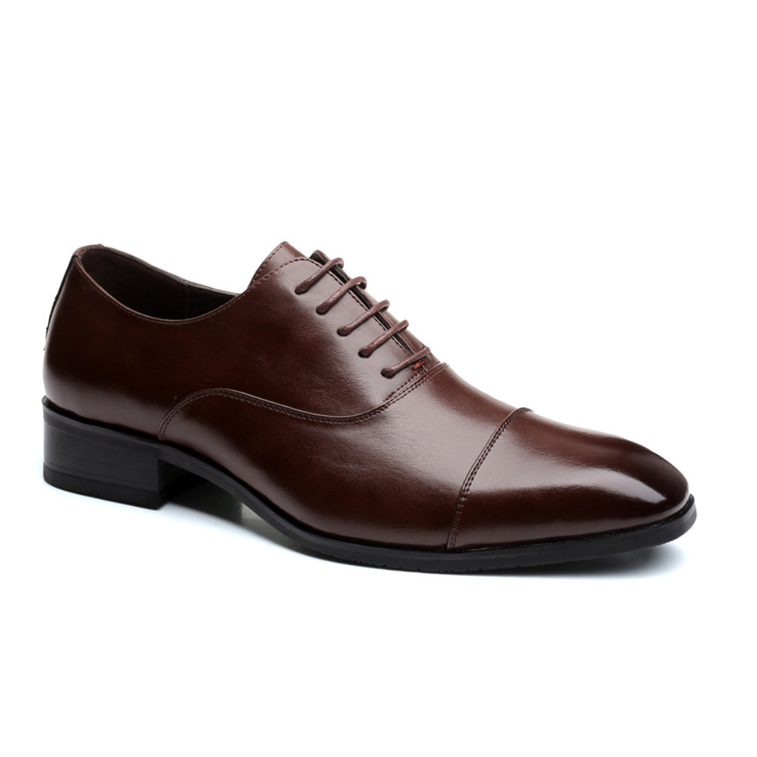 Lino | Scarpe stringate Oxford con punta rifinita da uomo