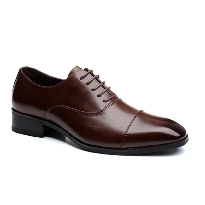 Lino | Scarpe stringate Oxford con punta rifinita da uomo