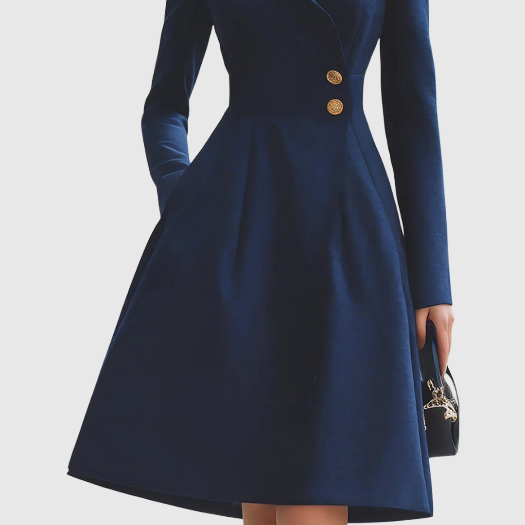 Winifred | Robe Blazer Donna Cintrata Maniche Lunghe Elegante