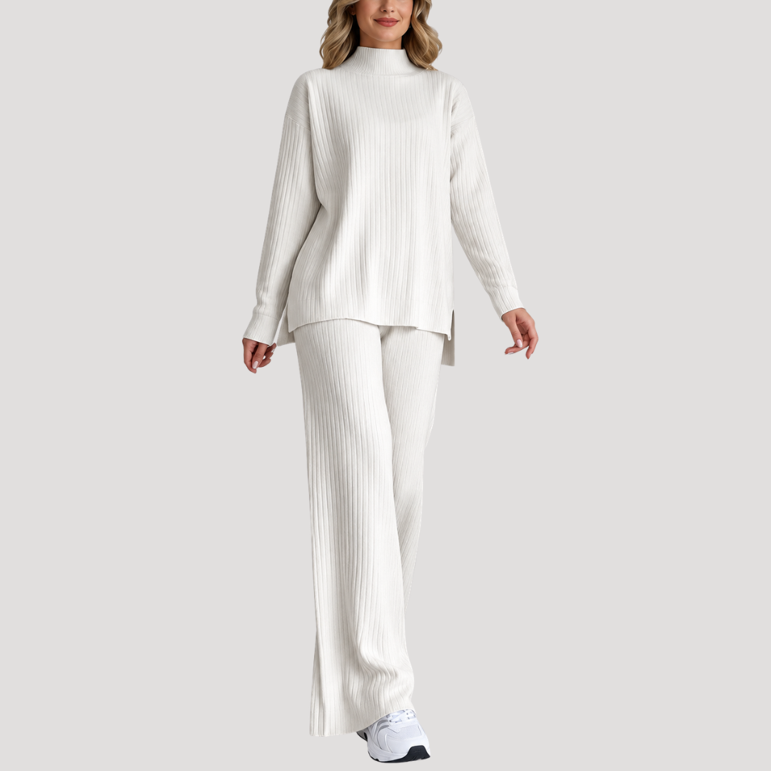 Carlotta | Completo Donna Maglione e Pantaloni Larghi Coordinati