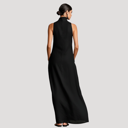Rosa | Abito Lungo Elegante Senza Maniche Donna