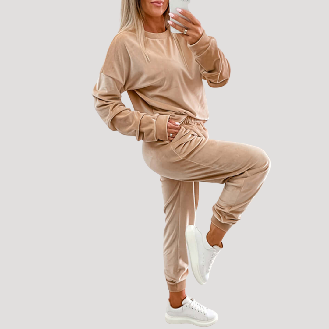 Ariane | Completo Donna Felpa e Pantaloni Sportivi Casual