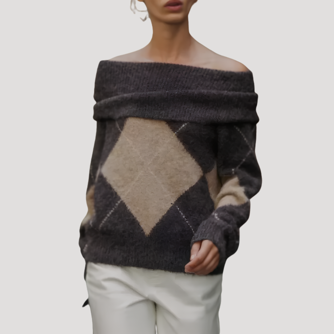 Gabriella | Pull Donna Argyle Spalle Scoperte