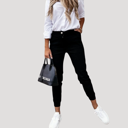 Joelle | Pantaloni Donna Taglio Slim Casual