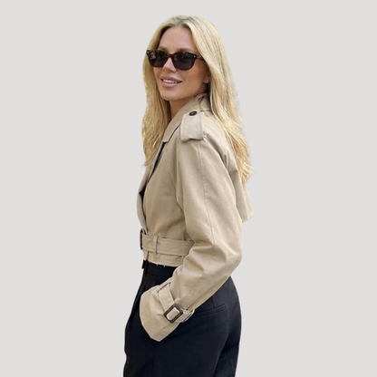 Isadora | Trench Corto Donna con Cintura