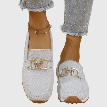 Brooke | Sneaker mocassino con dettaglio dorato per donna