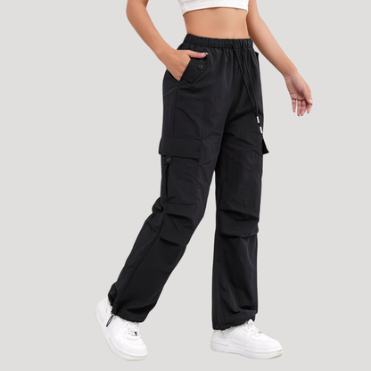 Albertine | Pantaloni Cargo Donna Vita Alta Casual