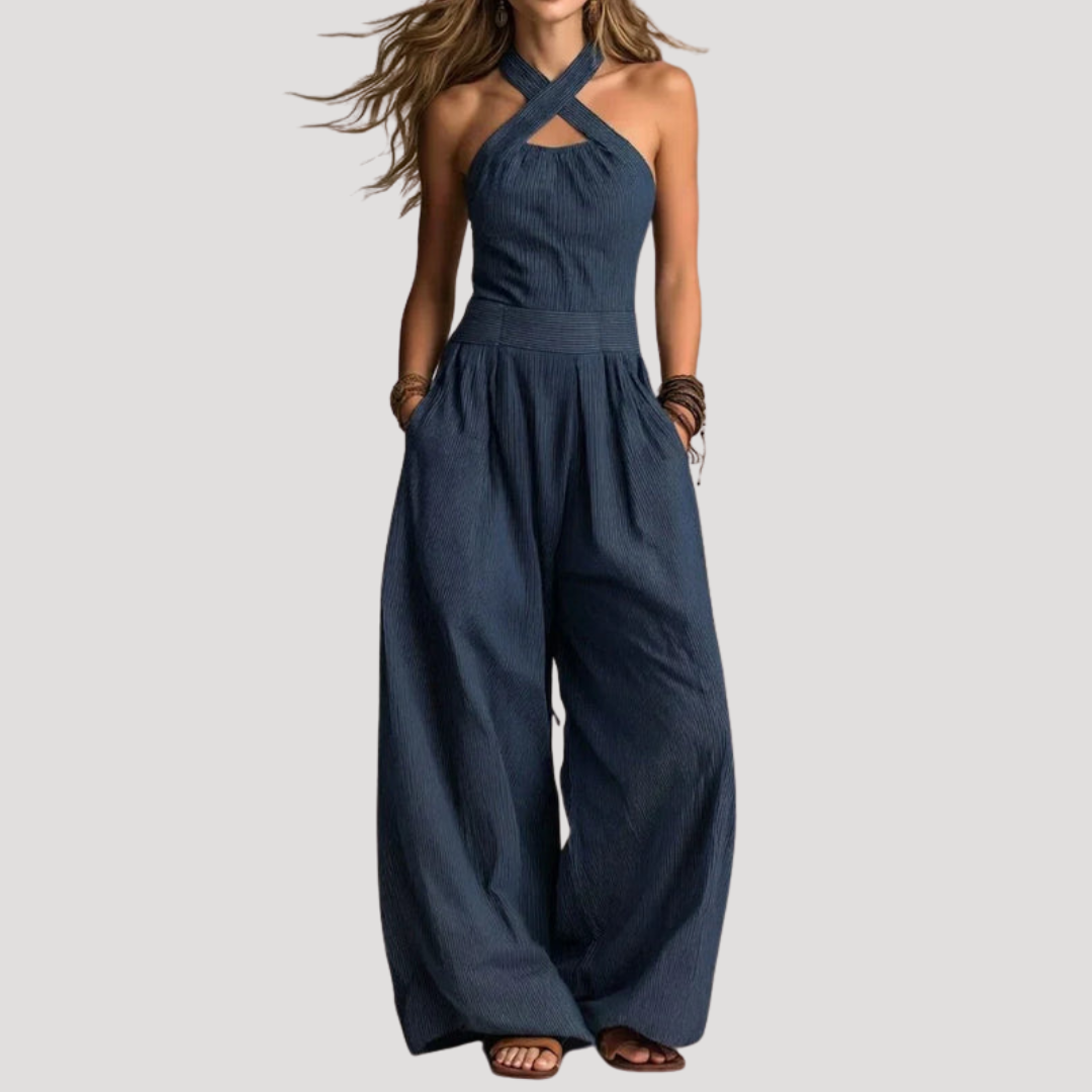Yolanda | Combinazione Donna Collo Halter Incrociato Elegante