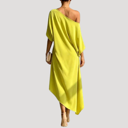 Martha | Abito Asimmetrico Elegante a Una Spalla