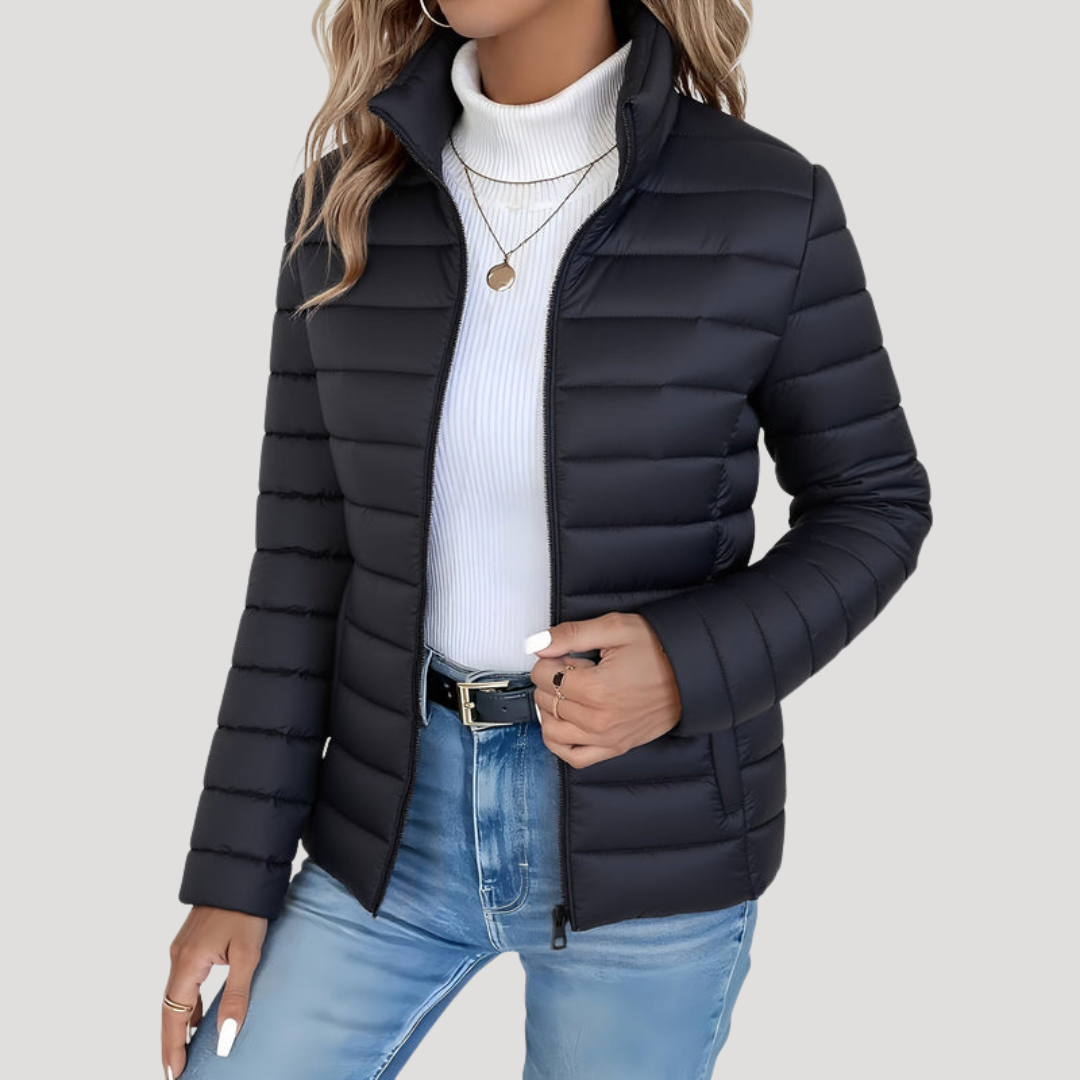 Diana | Giacca Imbottita Donna Con Zip e Collo Alto