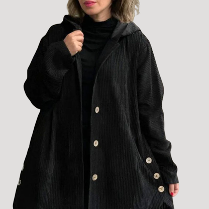 Martina | Camicia Lunga Donna in Velluto a Coste