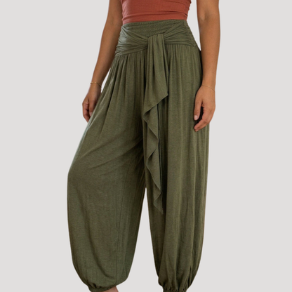 Paloma | Pantaloni Palazzo Alta Vita Donna