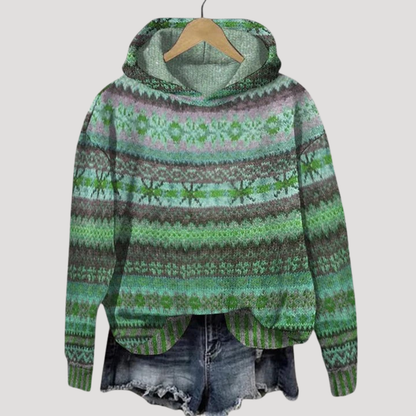 Bianca | Pull Jacquard Donna Casual Maniche Lunghe