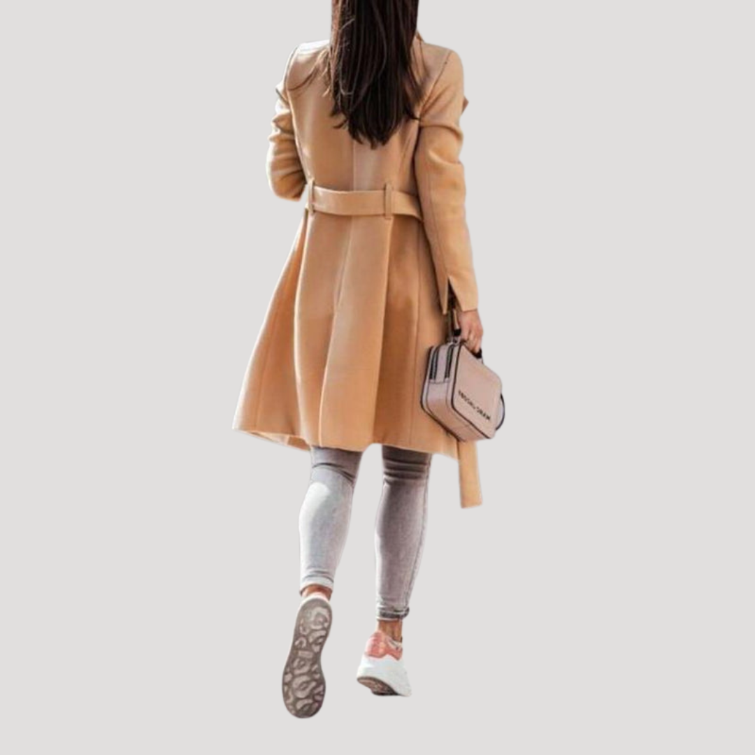 Rosalia | Cappotto Lungo Donna a Doppiopetto