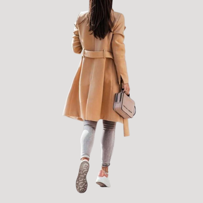 Rosalia | Cappotto Lungo Donna a Doppiopetto