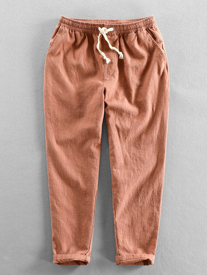 Camillo | Completo camicia traforata a maniche corte e pantaloni da uomo