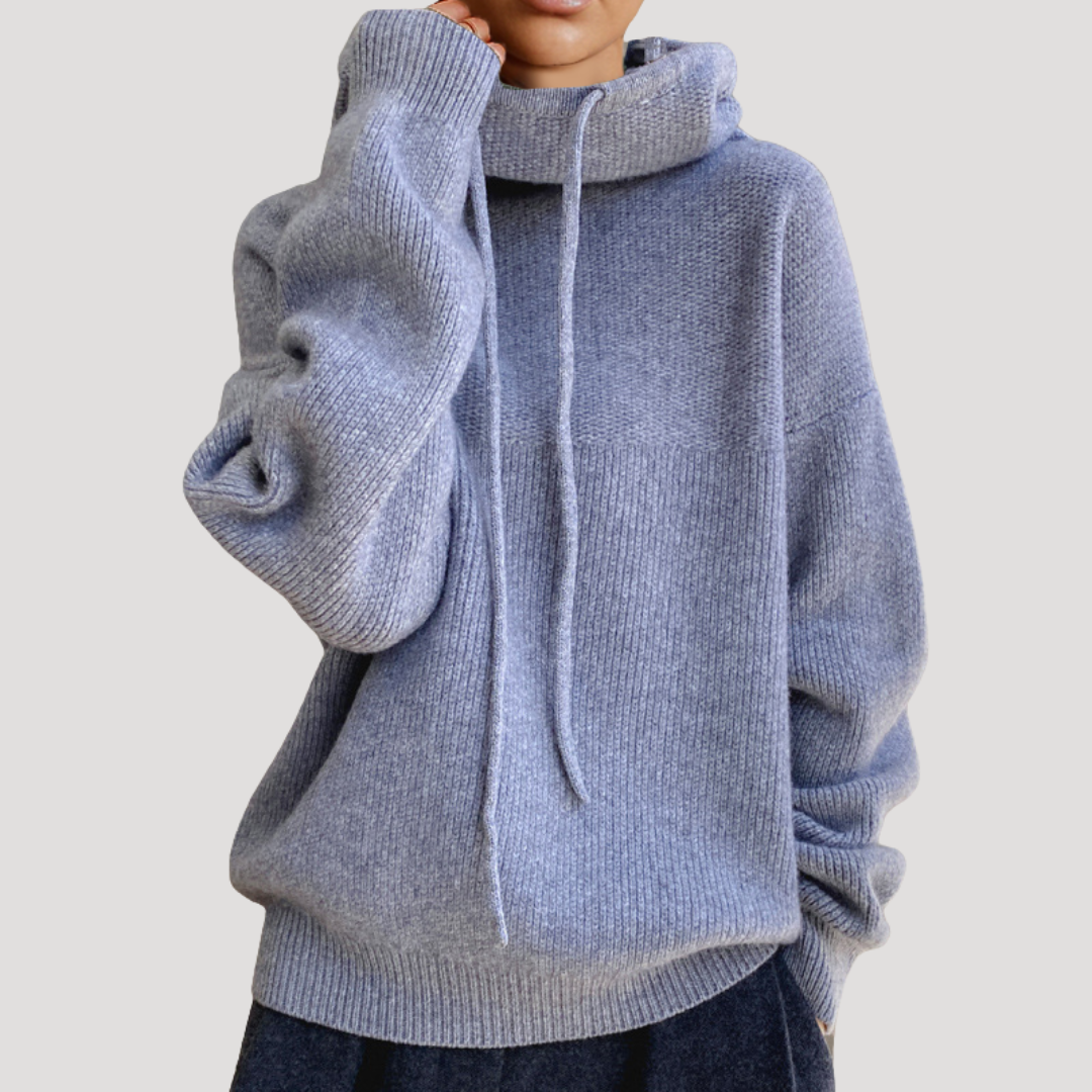 Margaret | Maglione Donna Oversize con Cappuccio Casual