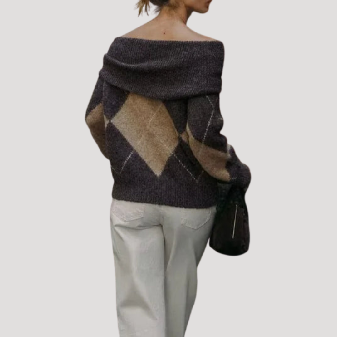 Gabriella | Pull Donna Argyle Spalle Scoperte
