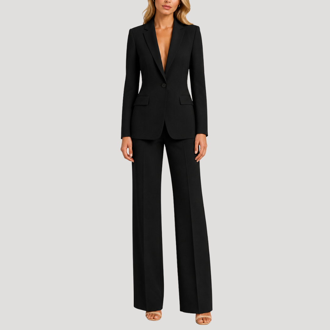 Emmanuelle | Tailleur Pantalone Donna Chic a Bottone Singolo