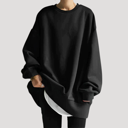 Sabine | Maglione Oversize Donna Collo Rotondo