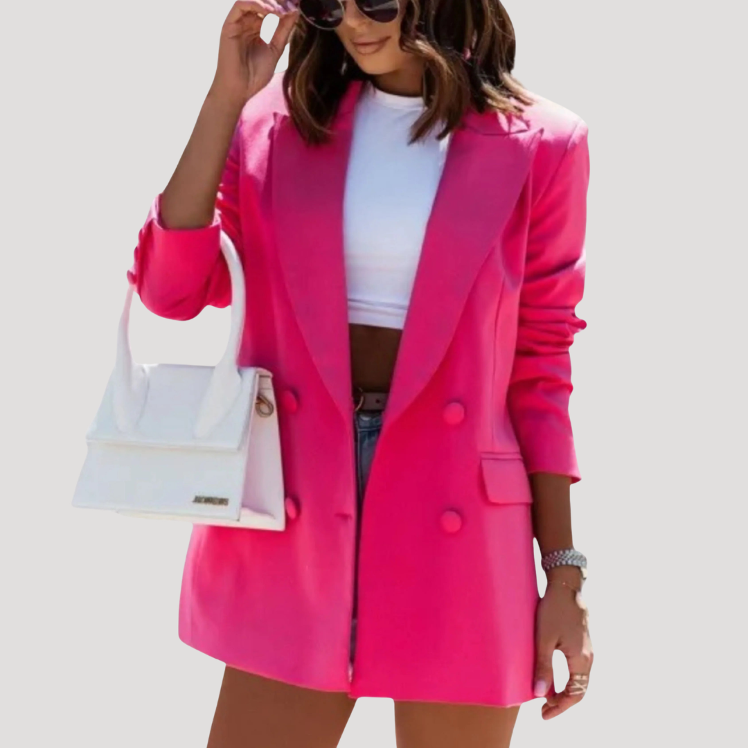 Eleonora | Blazer Lungo Donna con Collo Revers