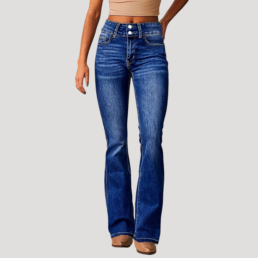 Melania | Jean Bootcut Donna Vita Alta