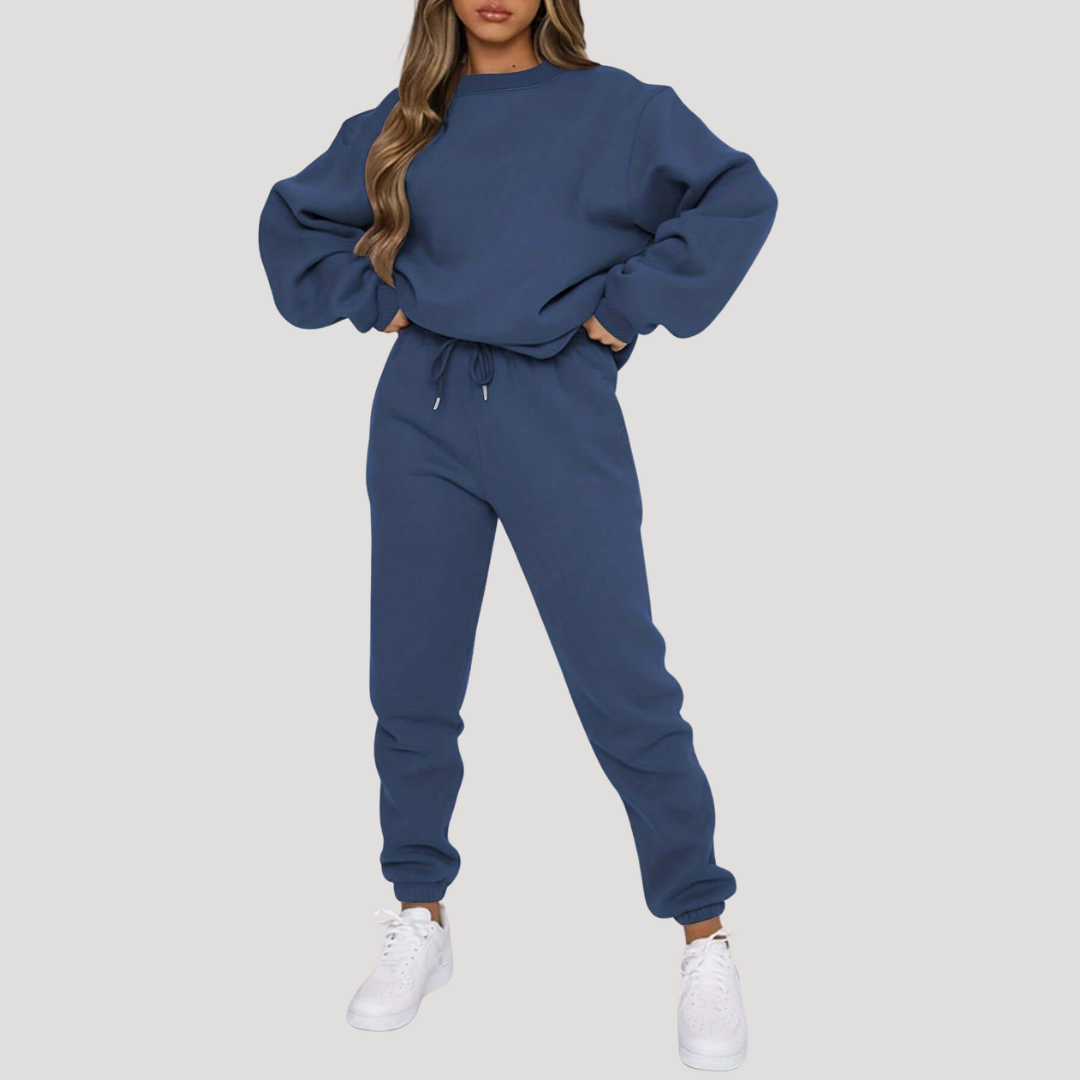 Liliana | Completo Donna Felpa e Pantaloni Sportivi con Caviglie Ristrette