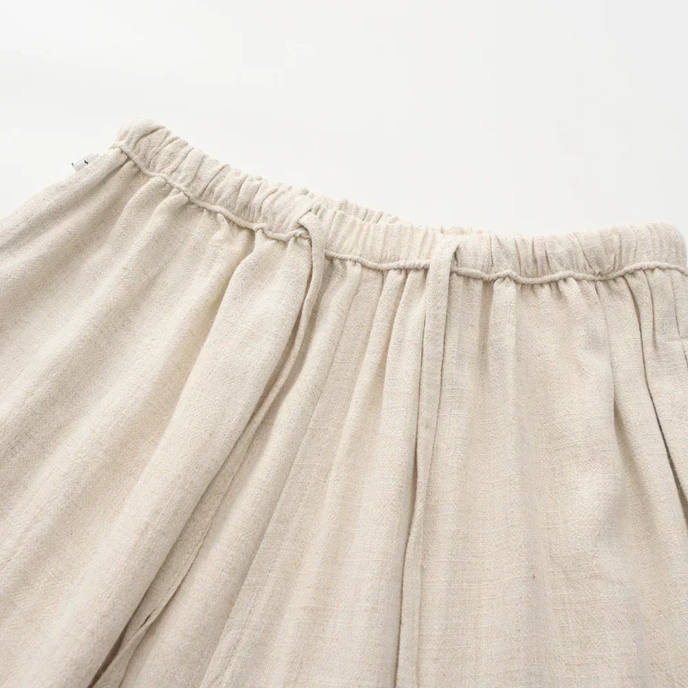 Enzo | Pantaloni a gamba dritta con coulisse e vita elastica da uomo