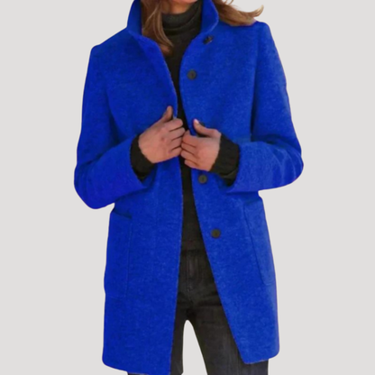 Daisy | Cappotto Lungo Donna con Collo Alto