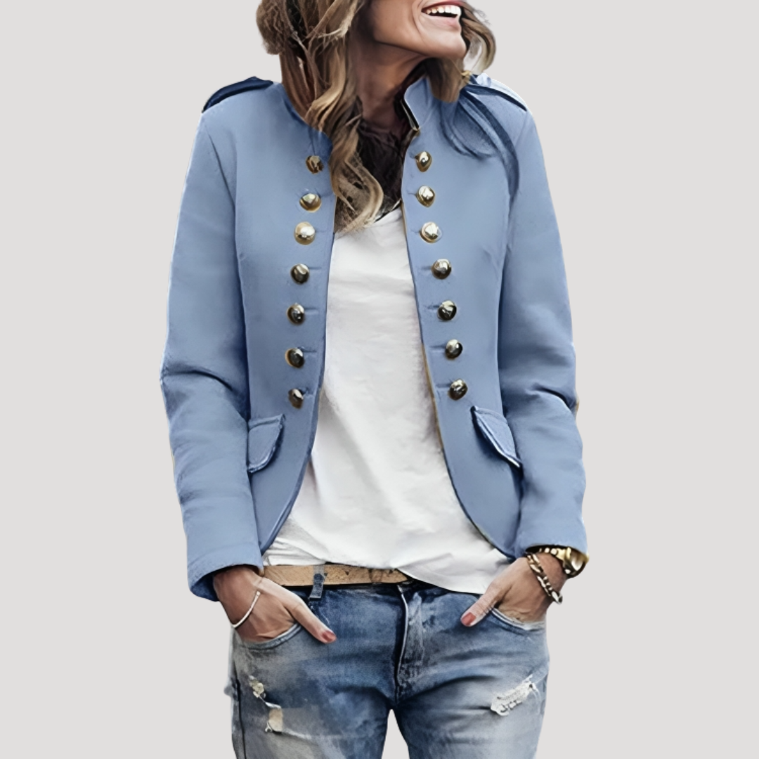 Felicia | Giacca Donna Slim Fit con Bottoni Decorativi