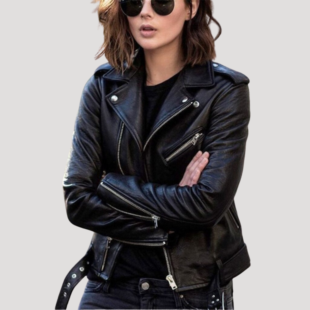 Lauren | Giacca Biker Donna Zip