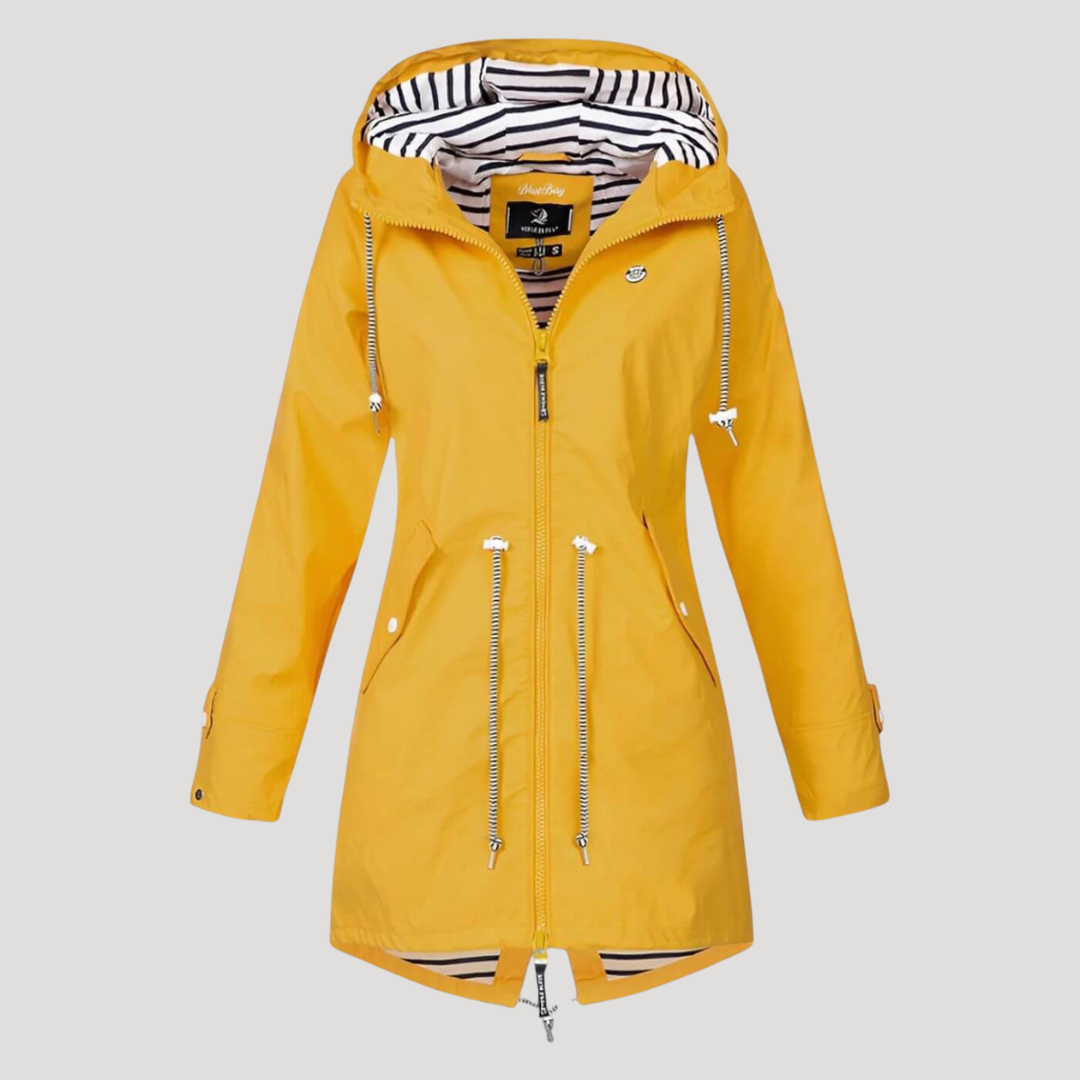 Asia | Giacca Donna Zip con Cappuccio e Corda di Regolazione