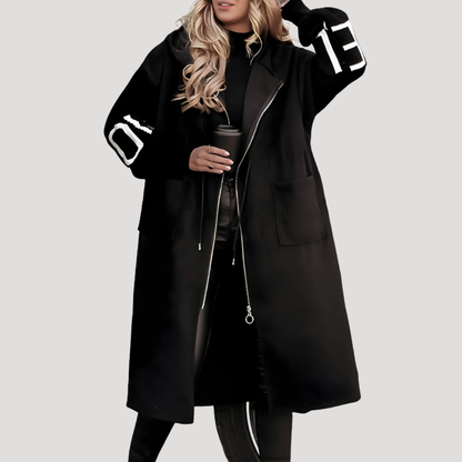 Lucia | Manteau Oversize Donna con Cappuccio Casual