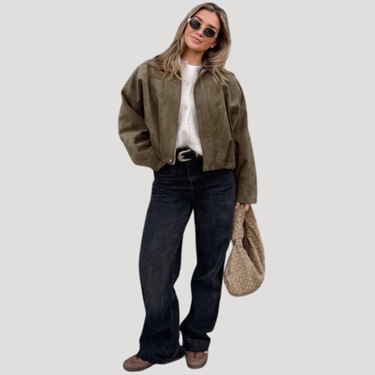 Kathleen | Bomber Oversize Donna con Collo