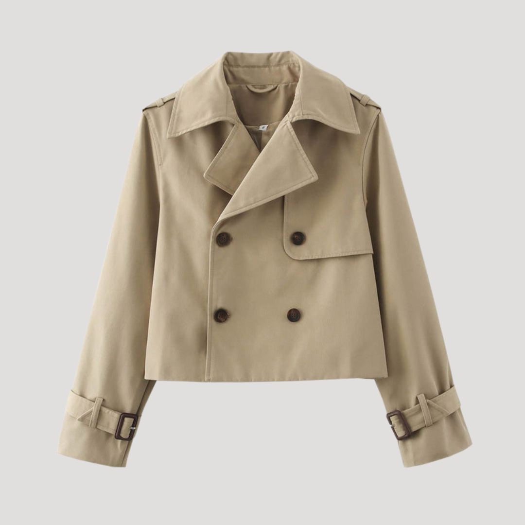 Gemma | Cappotto Trench Donna Incrociato a Doppiopetto