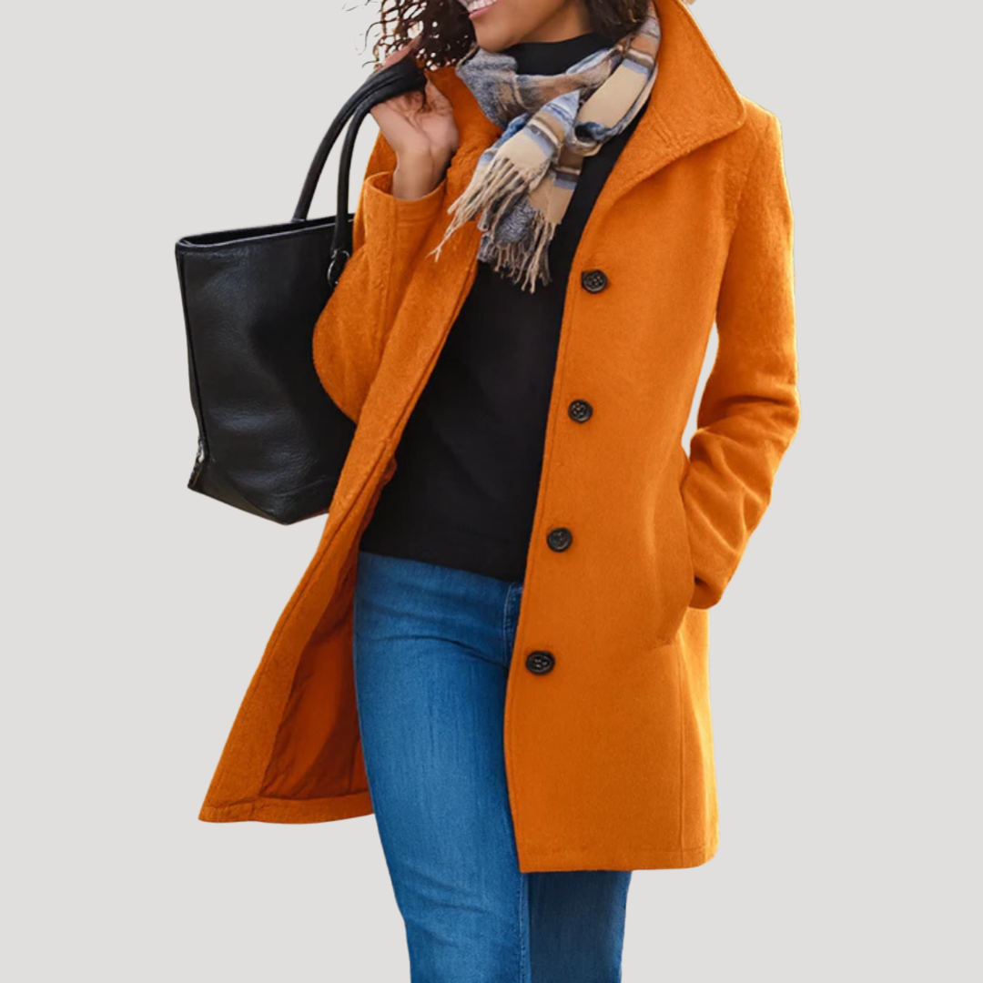 Lisa | Cappotto Classico Donna Bottone