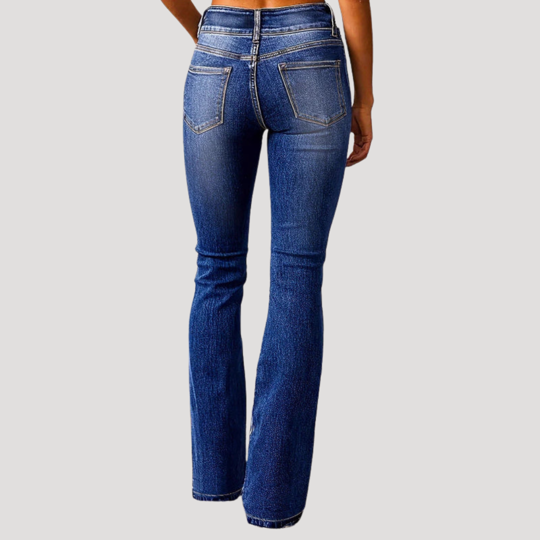 Melania | Jean Bootcut Donna Vita Alta
