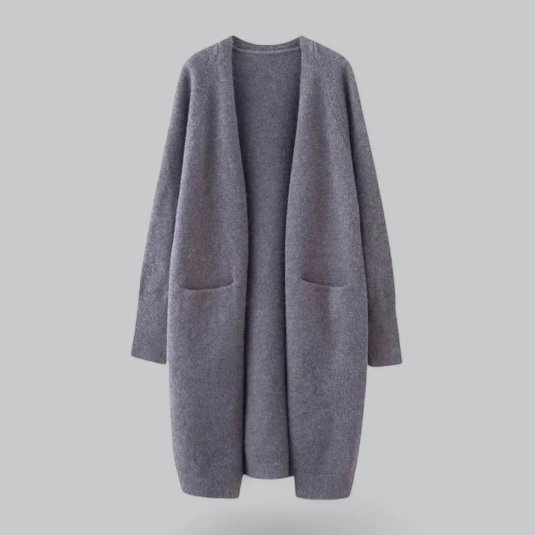 Anne Marie | Cardigan Lungo Donna con Tasche