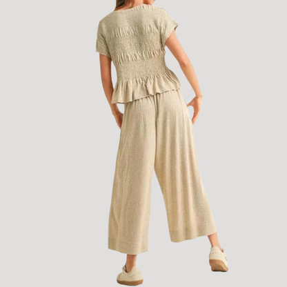 Florence | Completo Donna Pantalone Fluido Casual